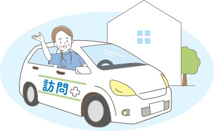 日本在宅医療連合学会専門医による訪問診療画像